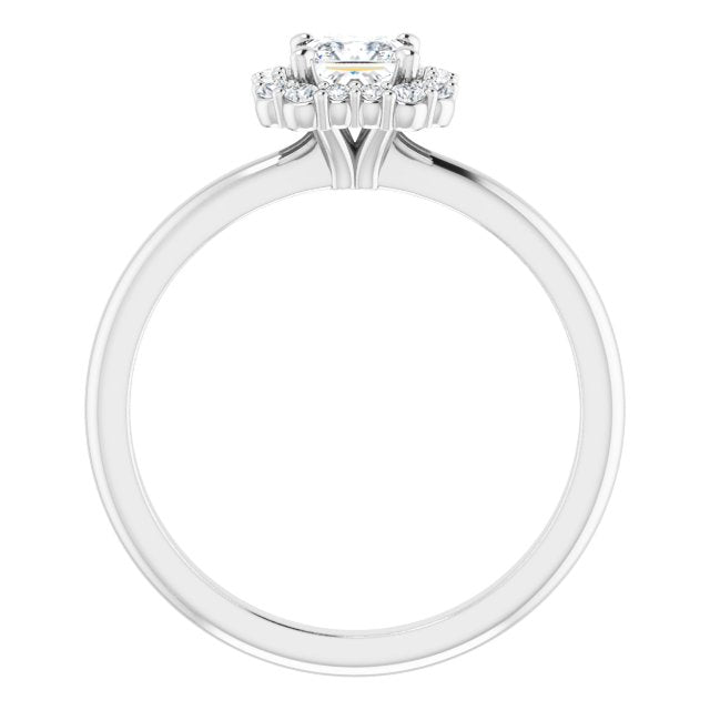 Halo-Style Engagement Ring
