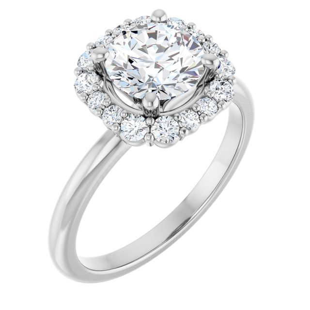 Halo-Style Engagement Ring