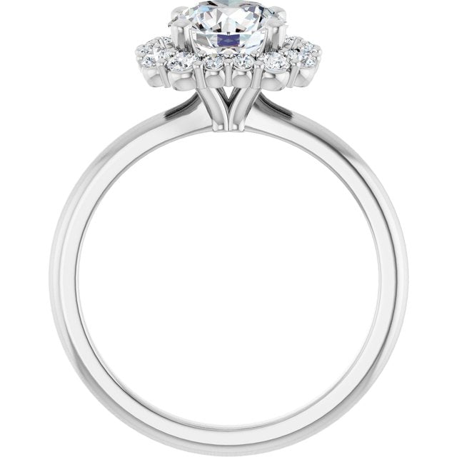 Halo-Style Engagement Ring