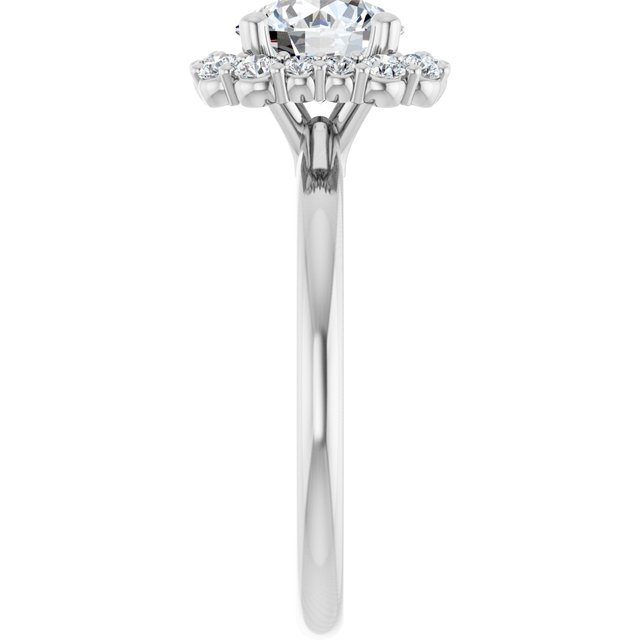 Halo-Style Engagement Ring