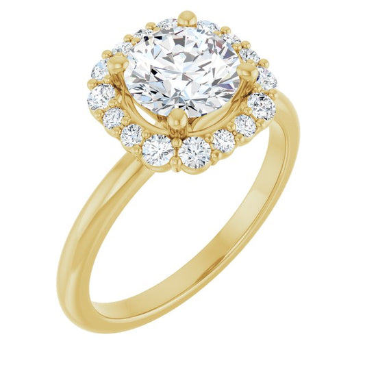 Halo-Style Engagement Ring