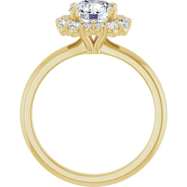 Halo-Style Engagement Ring
