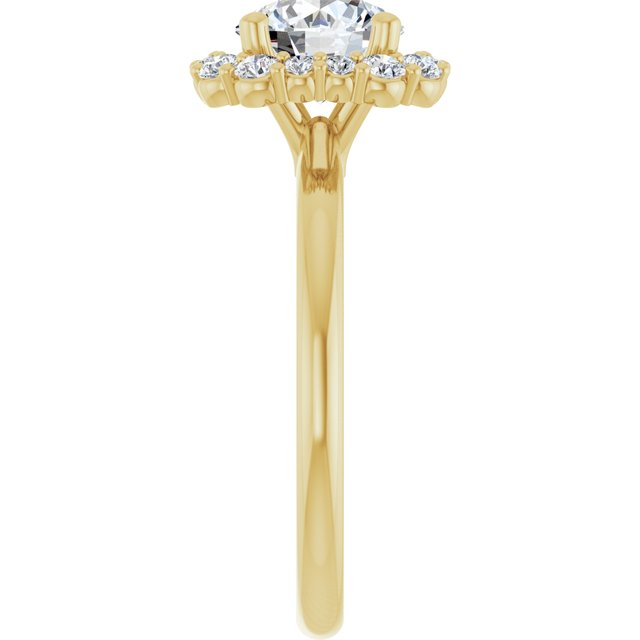 Halo-Style Engagement Ring