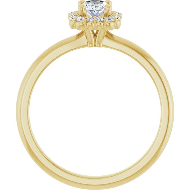 Halo-Style Engagement Ring