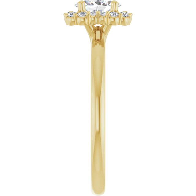 Halo-Style Engagement Ring