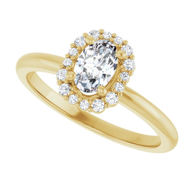 Halo-Style Engagement Ring