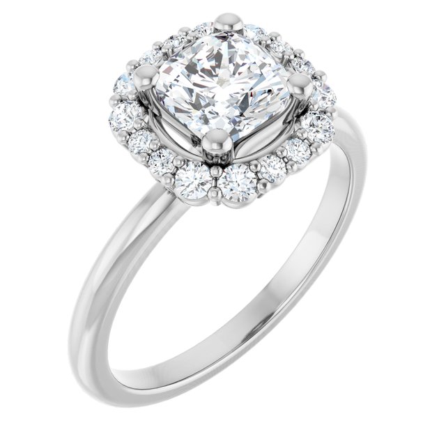 Halo-Style Engagement Ring