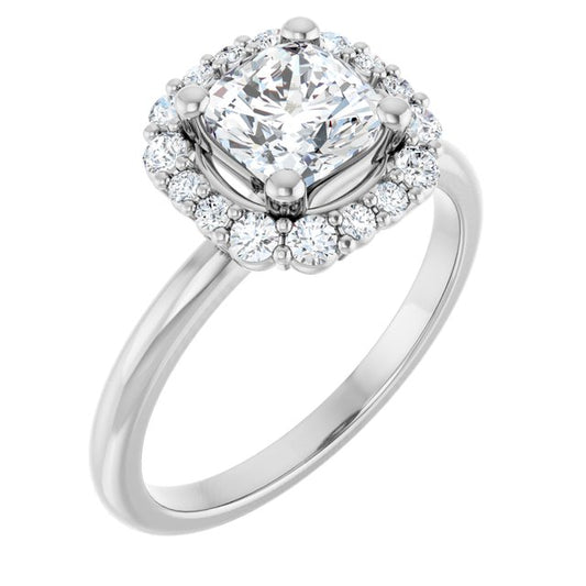 Halo-Style Engagement Ring