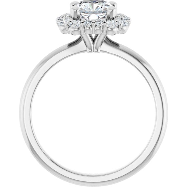 Halo-Style Engagement Ring
