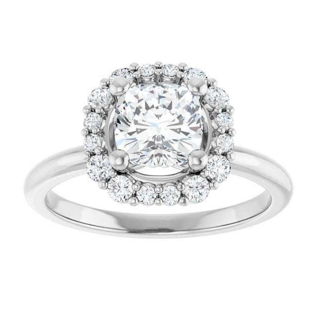 Halo-Style Engagement Ring