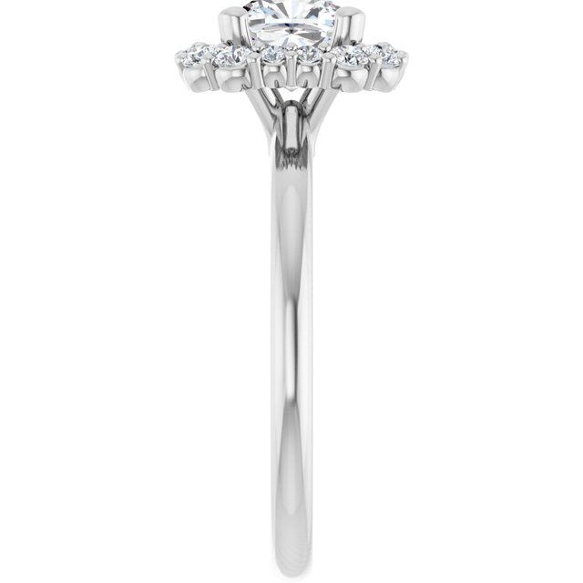 Halo-Style Engagement Ring