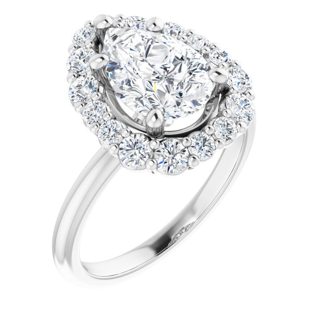 Halo-Style Engagement Ring
