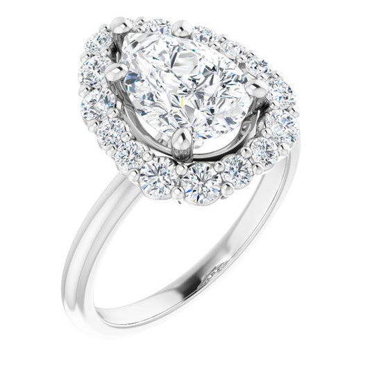 Halo-Style Engagement Ring