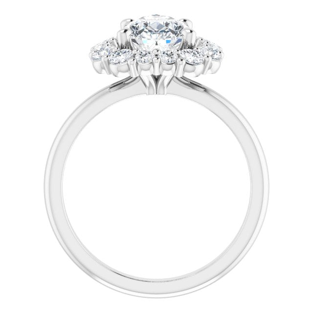 Halo-Style Engagement Ring