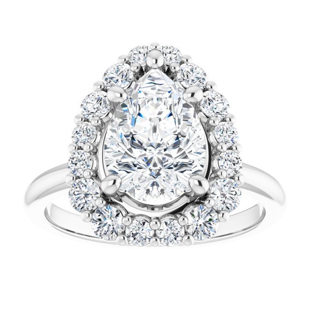 Halo-Style Engagement Ring
