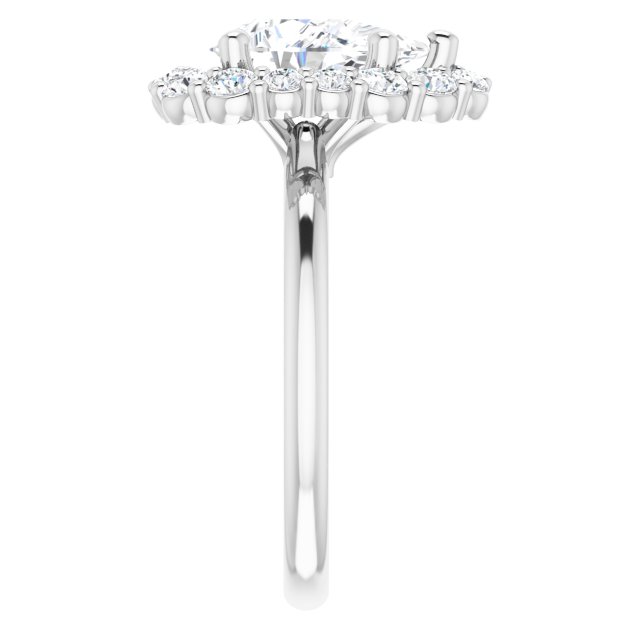 Halo-Style Engagement Ring