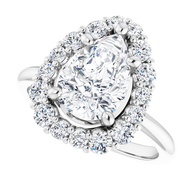 Halo-Style Engagement Ring