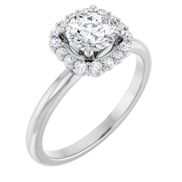 Halo-Style Engagement Ring