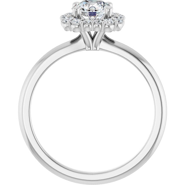 Halo-Style Engagement Ring