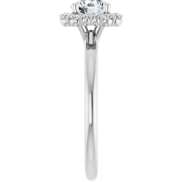 Halo-Style Engagement Ring