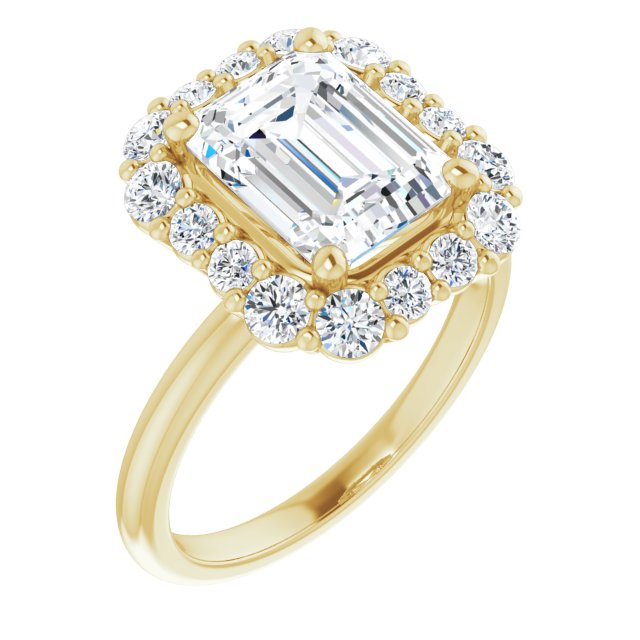 Halo-Style Engagement Ring