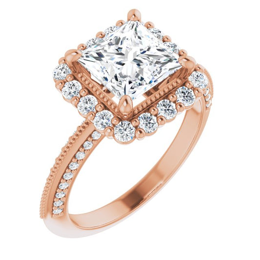 Halo-Style Engagement Ring