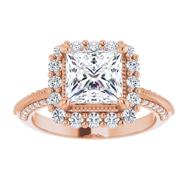 Halo-Style Engagement Ring