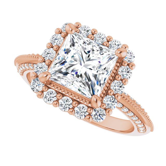 Halo-Style Engagement Ring