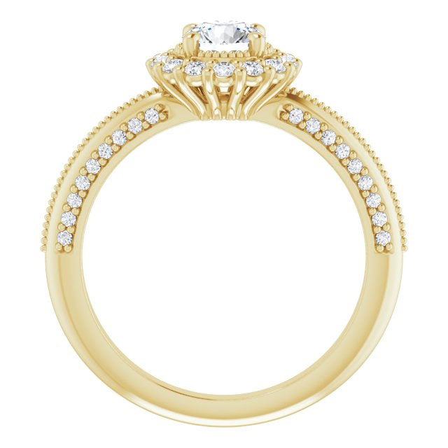 Halo-Style Engagement Ring