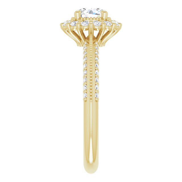 Halo-Style Engagement Ring