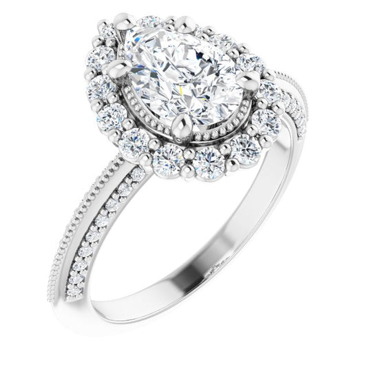 Halo-Style Engagement Ring