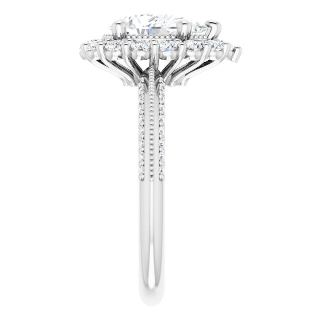 Halo-Style Engagement Ring
