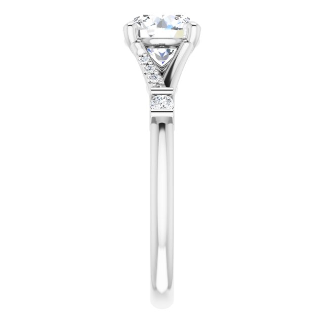 Accented Engagement Ring
