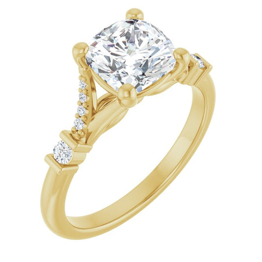 Accented Engagement Ring