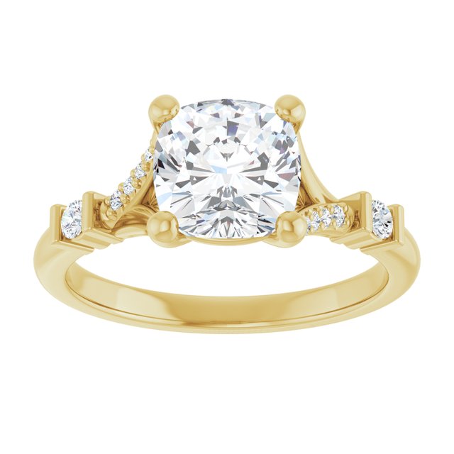 Accented Engagement Ring