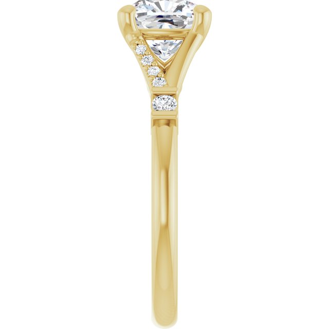Accented Engagement Ring