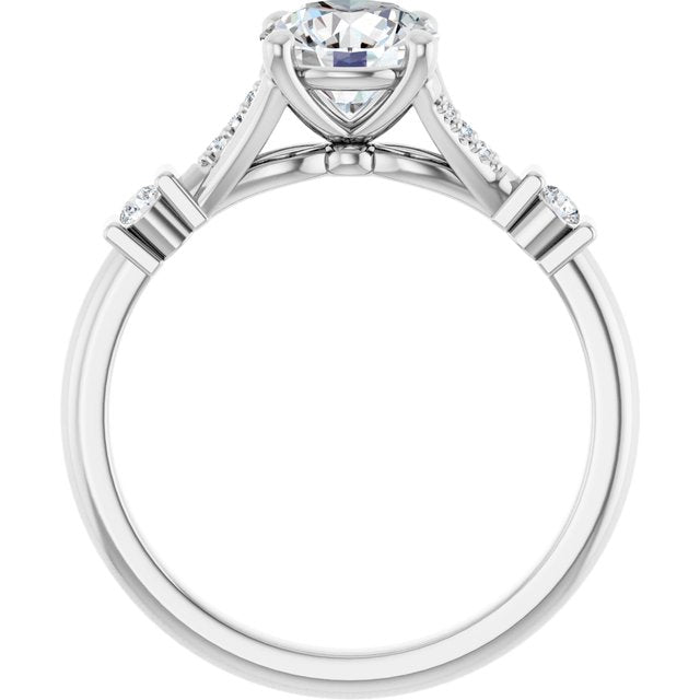 Accented Engagement Ring