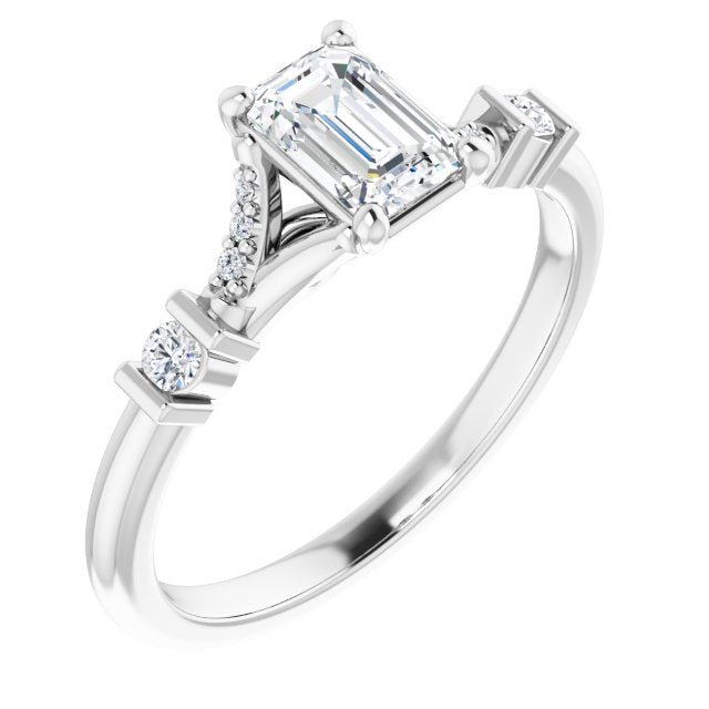 Accented Engagement Ring