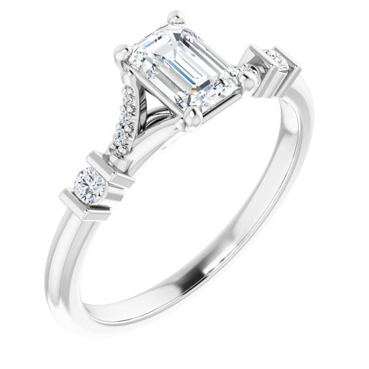 Accented Engagement Ring