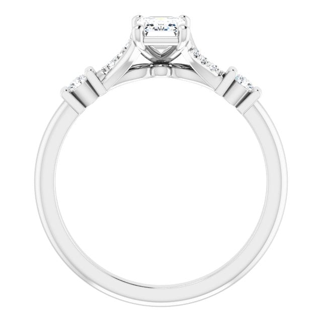 Accented Engagement Ring