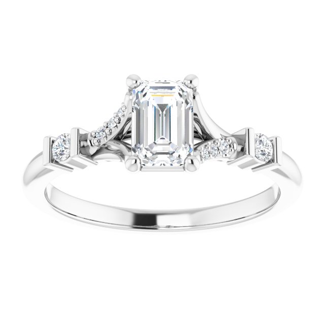 Accented Engagement Ring