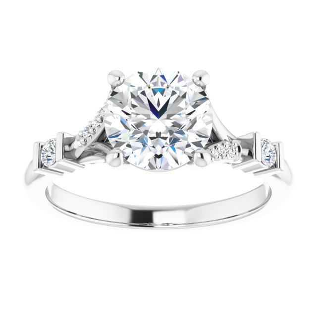 Accented Engagement Ring