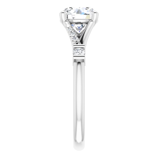 Accented Engagement Ring