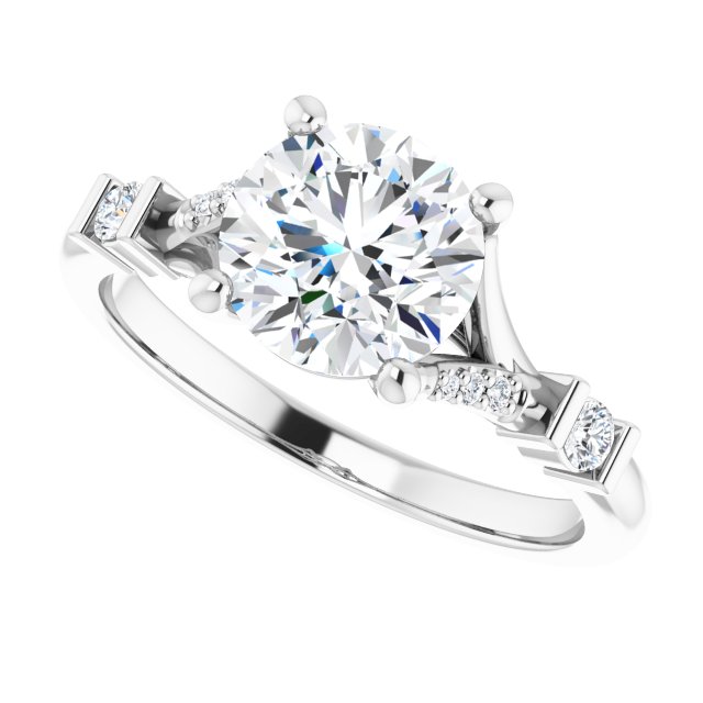 Accented Engagement Ring