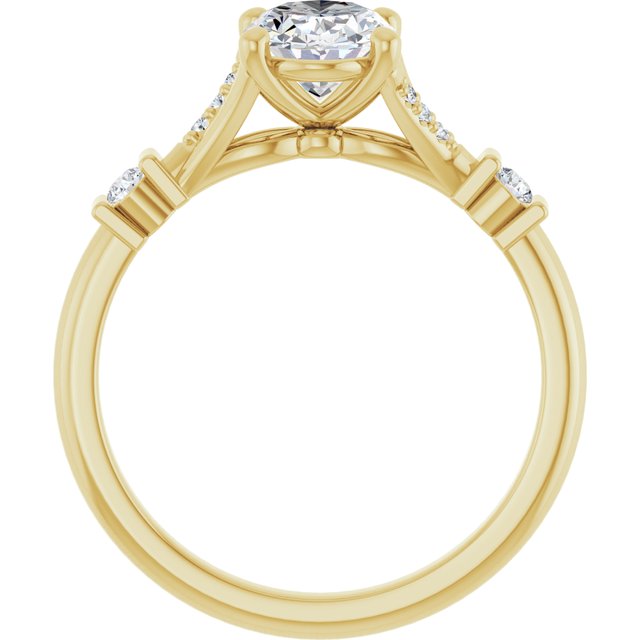 Accented Engagement Ring