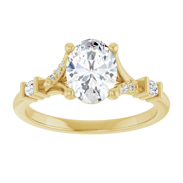Accented Engagement Ring