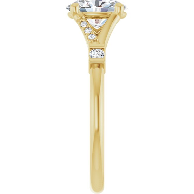 Accented Engagement Ring