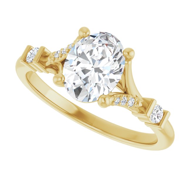 Accented Engagement Ring