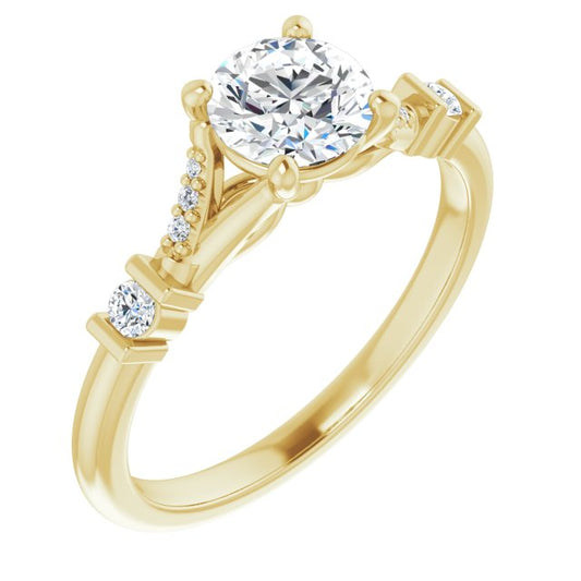 Accented Engagement Ring