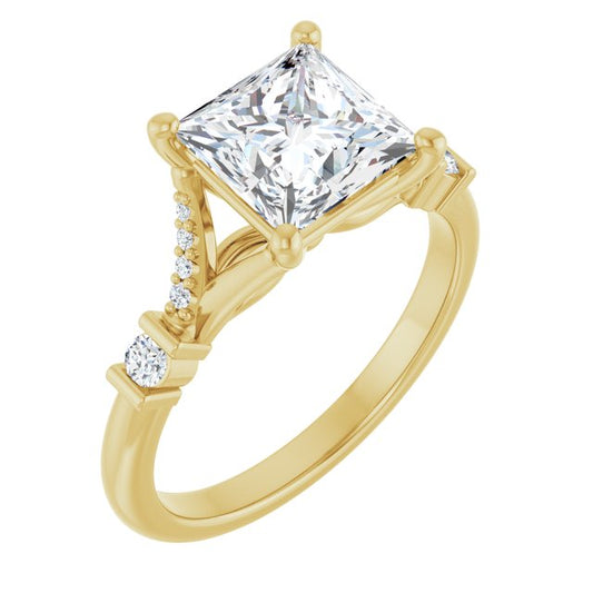 Accented Engagement Ring